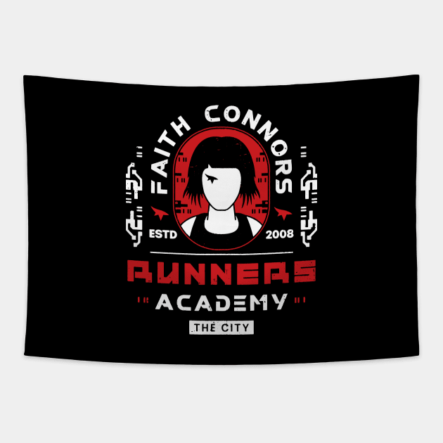 Faith Connors Academy Emblem Tapestry by Lagelantee