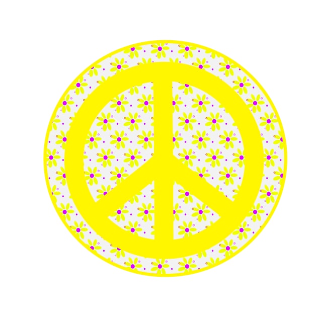 RETRO Peace Sign by SartorisArt1