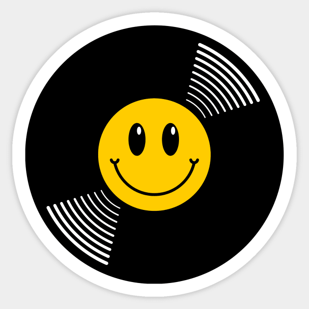 Vinyl Smiley - Vinyl Smiley Face - Sticker