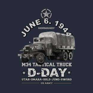 D-DAY M34 TACTICAL TRACK US ARMY T-Shirt