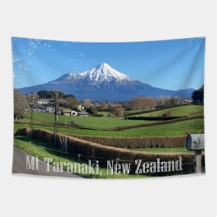 Mt Taranaki mountain Stratford, New Zealand Tapestry