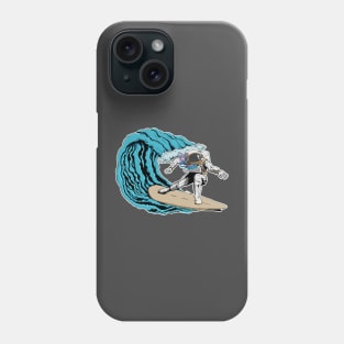 Surfing Space Astronaut Phone Case