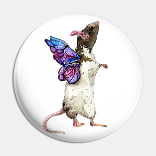 Rat Fairy Pin