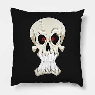 red eye skull Pillow