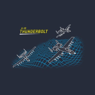 Vintage A-10 Thunderbolt Fighter Jet T-Shirt