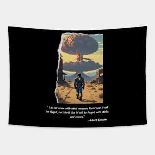 fallout quotes of war Tapestry