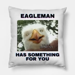 EagleMan Eagle Insurance Meme Pillow