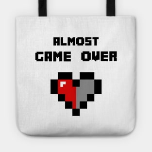 almost gameover pixel heart Tote