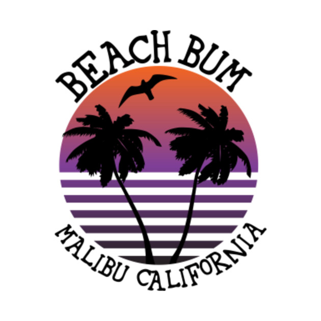 Beach Bum Malibu California Malibu Beach California Tapestry