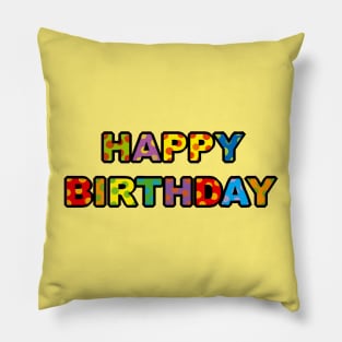 Happy Birthday Pillow