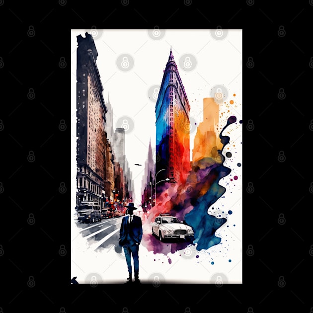 New York In Watercolor by LetsGetInspired