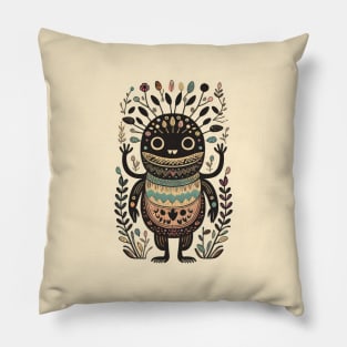 Woodland monster Pillow