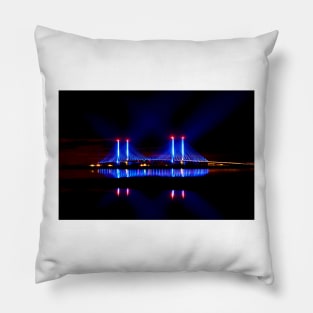 Reflecting Bridge Pillow