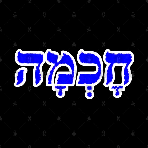 Hebrew Word for Wisdom Chakhmah Hebrew Letters - Exodus 28-3 by Hebrewisms