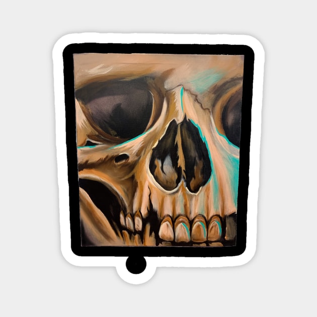 Skull Magnet by Darinstats