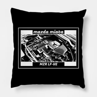 Mazda Miata MX-5 NC ENGINE (Black Version) Pillow