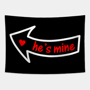 he's mine Tapestry