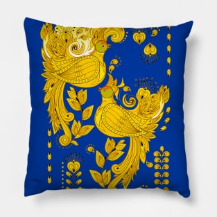Fantastic fire-birds Pillow