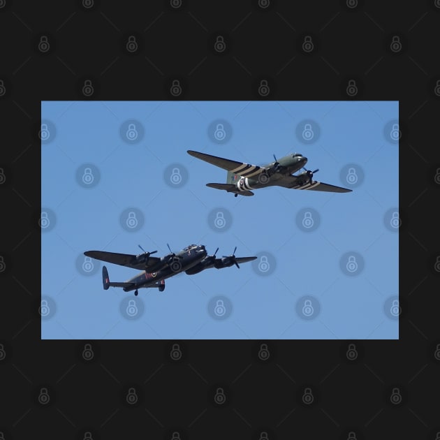 Avro Lancaster I and Douglas Dakota III by AH64D