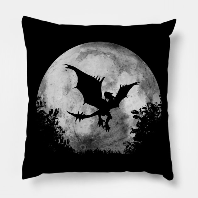 Rathalos in Moon Pillow by Taki93