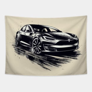 Tesla Model S Tapestry