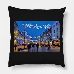 Cardiff at Christmas Pillow