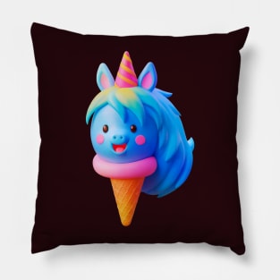 Unicorn Ice Cream Pillow