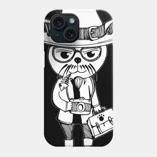 cat traveller Phone Case