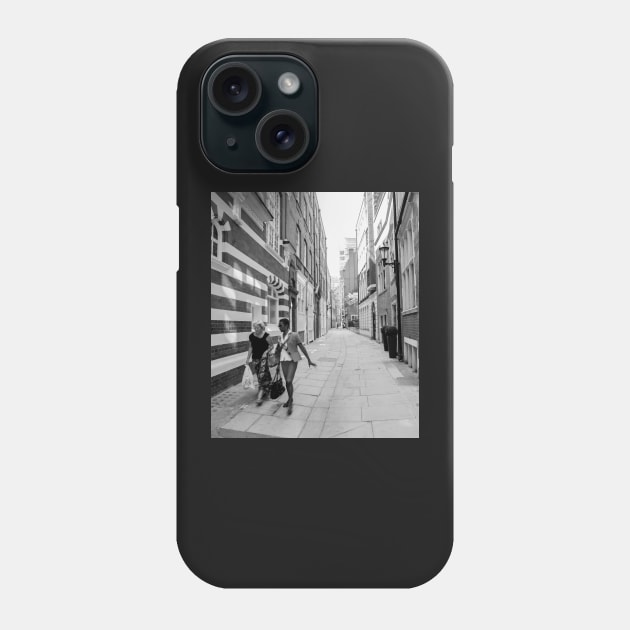 Black and White Ladies & architecture Phone Case by brians101