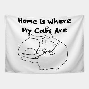 Home is Where My Cats Are Tapestry