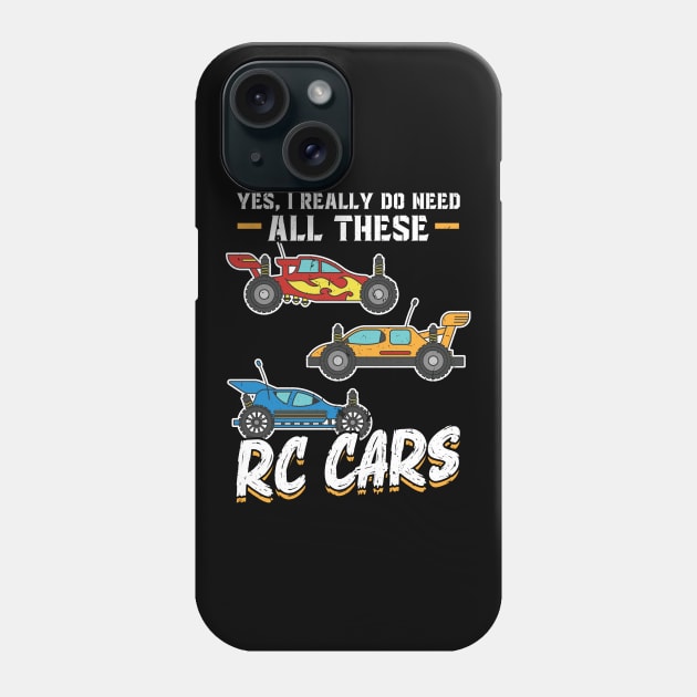 Yes, I really do need all these RC Cars Phone Case by Peco-Designs