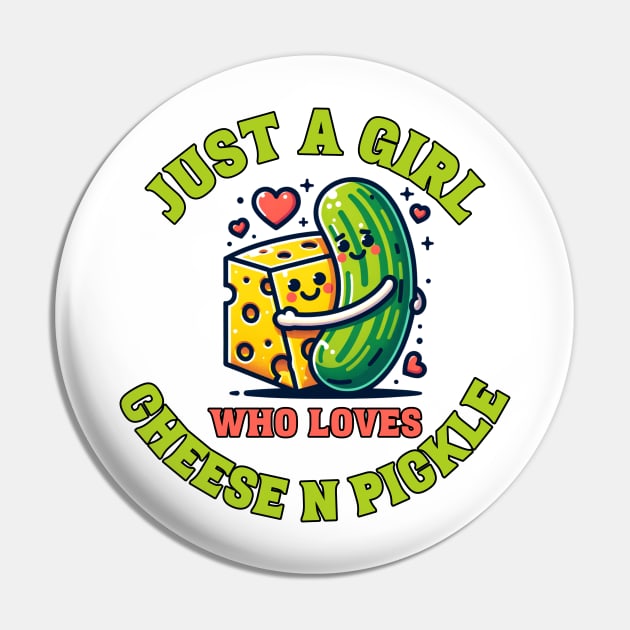 Just a girl who loves cheese n pickle Pin by Maison de Kitsch