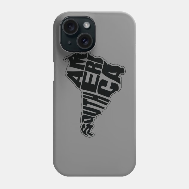 I Love South America Phone Case by Zen Cosmos Official