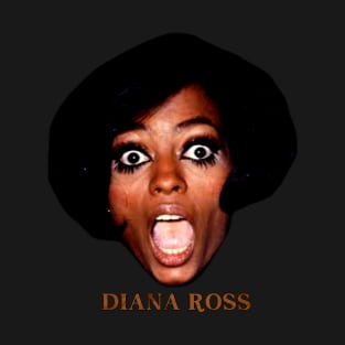 Classic Diana Ross Head T-Shirt