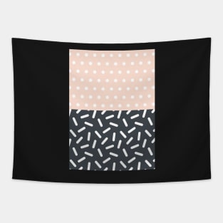 Random Geo - Dots and Dashes Tapestry