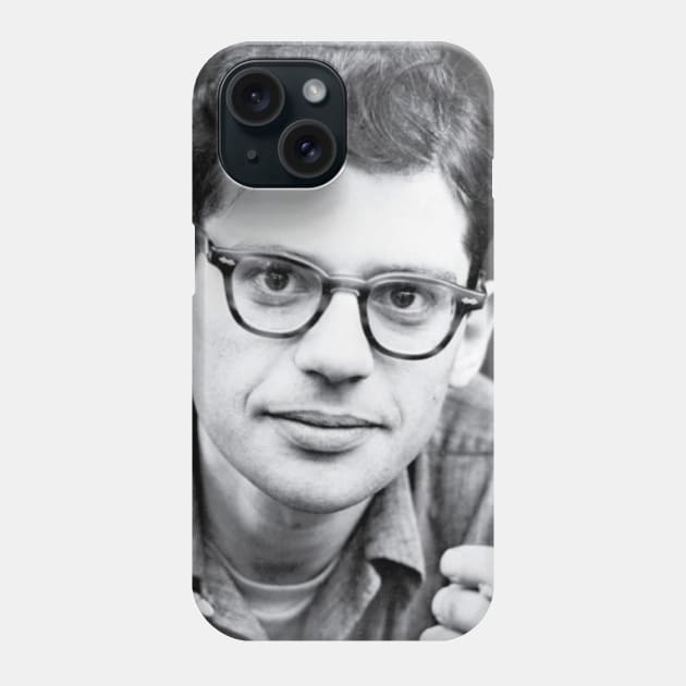 Allen Ginsberg portrait Phone Case by WrittersQuotes