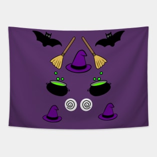 Witchy cartoons Tapestry