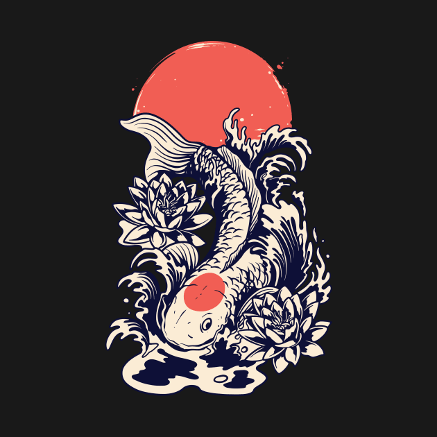 Japanese Koi Carp by Buy Custom Things