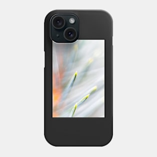 Lime green tipped pine needles Phone Case