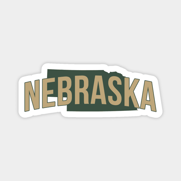 nebraska Magnet by Novel_Designs