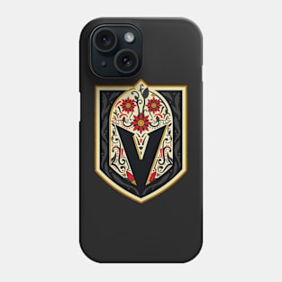 Sugar skull samurai Phone Case