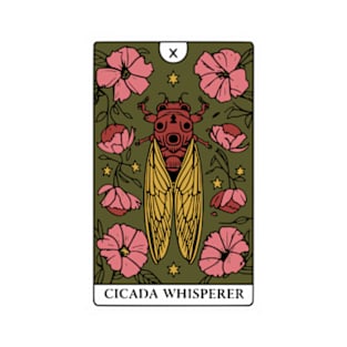 Cicadas Tarot Card Cicada Whisperer 2024 T-Shirt