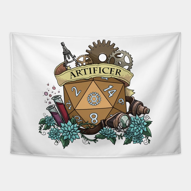 Dice Artificer Tapestry by Danielle_Mahaffey