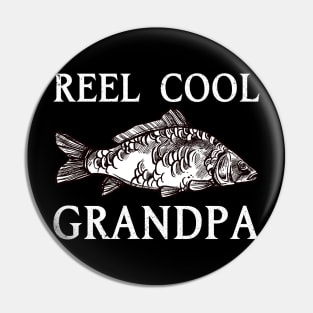 Fishing Grandpa Funny Dad Fathers Day Gift Fisherman Pin