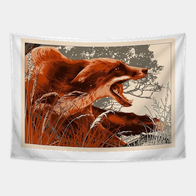 FOXY Tapestry by Pilgrim Artistry