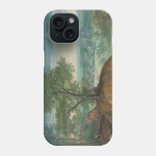 Extensive Landscape with Plundering Soldiers by Lucas van Valckenborch Phone Case