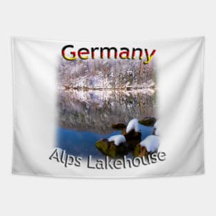 Life in the German Alps - Alpsee Lake House Tapestry