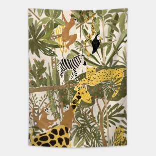 The Jungle Life Tapestry