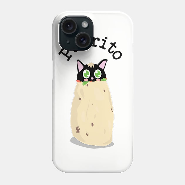 Purrito Phone Case by brocastunited@gmail.com