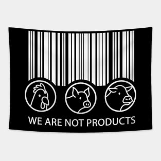 Vegan - We are not products Tapestry